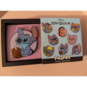 Disney Lilo & Stitch Coconut Stitch Figpin Mystery Mini Enamel Pin-New